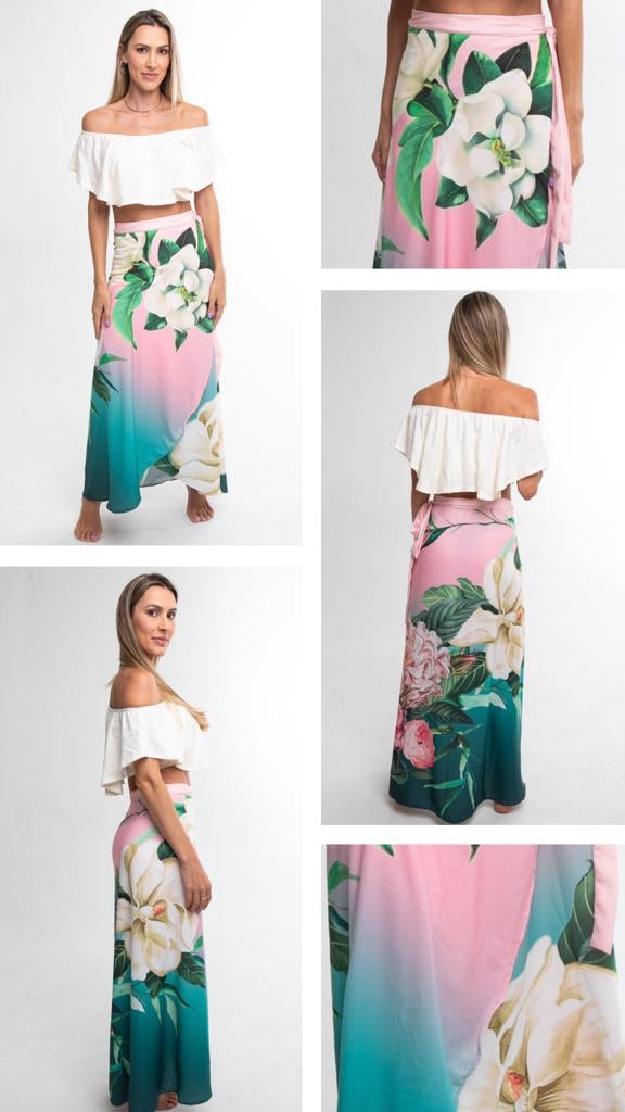 Saia Longa Multiuso (Pareo Floral)